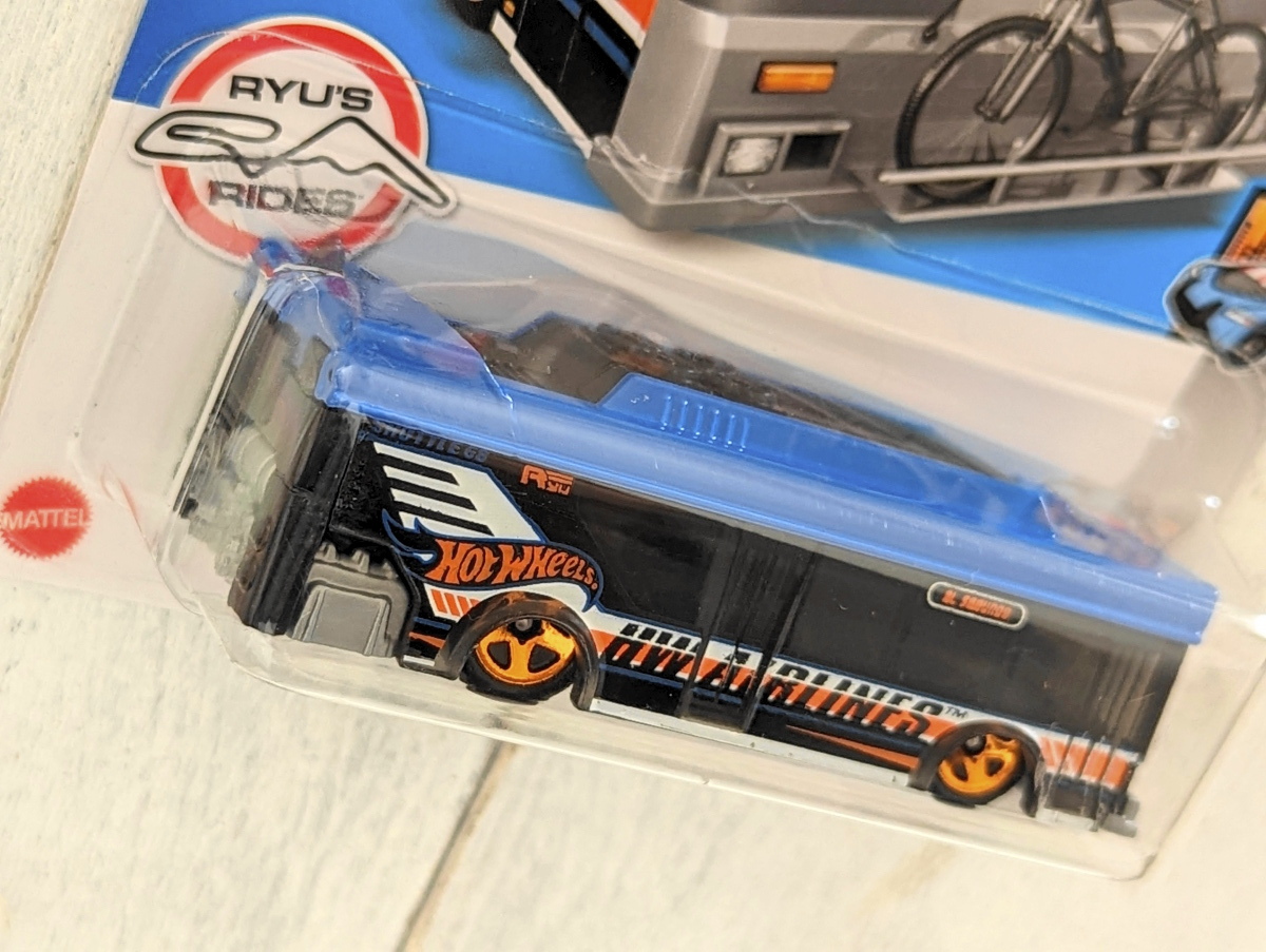 エイント フェア AIN'T FARE バス 青■*難 2022 US版 HOT WHEELS ホットウィール_画像3