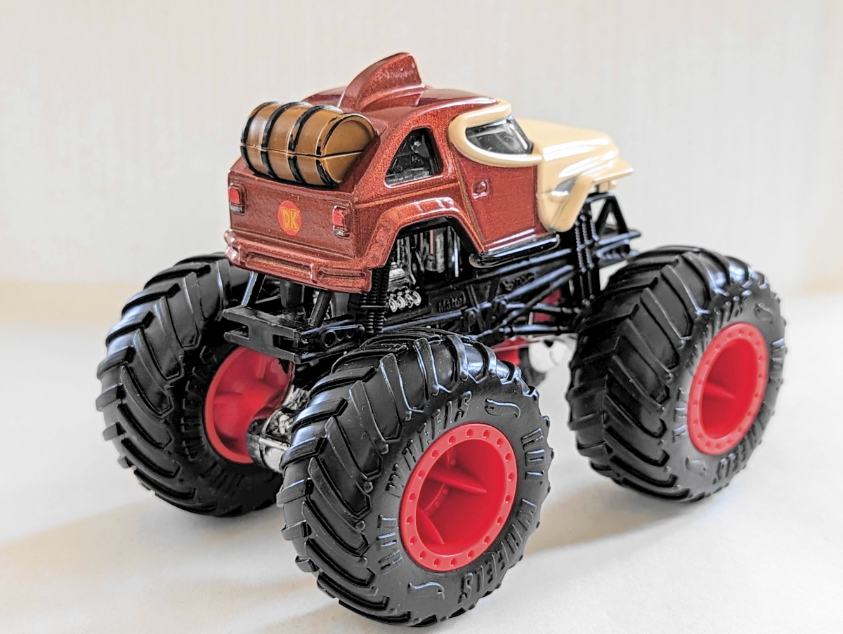 ◎モンスタートラック◎ドンキー コング DONKEY KONG タン◎1/64 LOOSE ジャンク MONSTER JAM HOT WHEELS ホットウィールの画像2