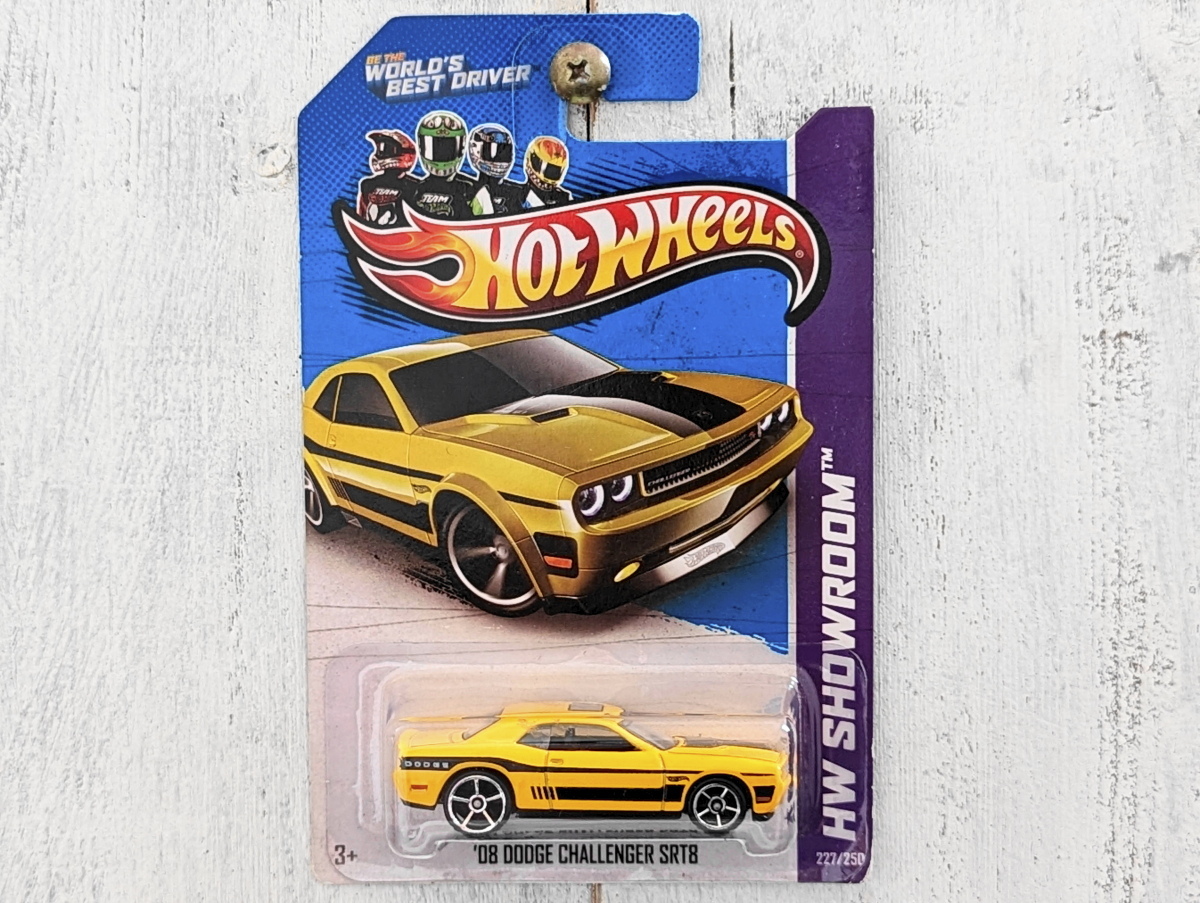 ダッジ チャレンジャー ＳＲＴ８ '08 DODGE CHALLENGER SRT8 黄■2013 US版 HOT WHEELS ホットウィール_画像1