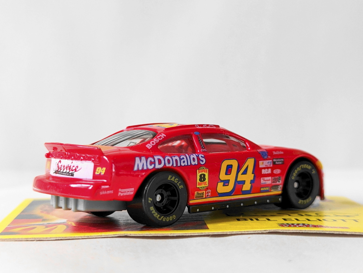 ◆ナスカー NASCAR◆ビル・エリオット Bill Elliott マクドナルド McDonald's FORD◆1/64 LOOSE RACING CHAMPIONS レーシング チャンピオンの画像2