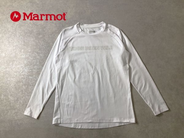 Marmot●保温ストレッチ機能●登山レイヤー アンダーシャツ ロンT●マーモットの画像1