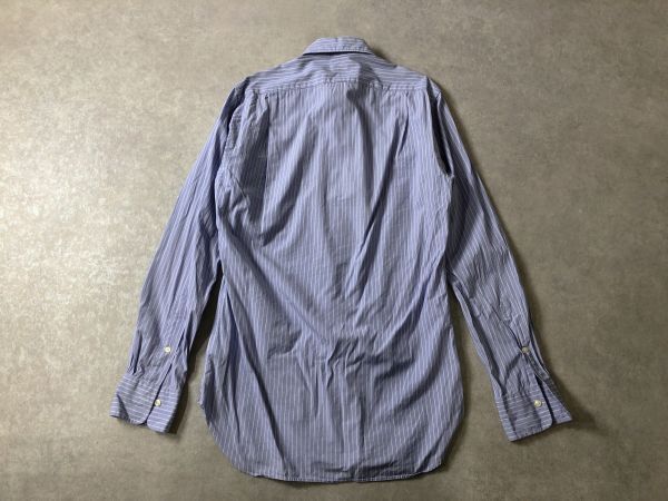 POLO RALPH LAUREN●裾ポニー刺●SLIM FIT STRETCH ホリゾンタルカラー ストライプ シャツ●ポロ ラルフローレンの画像3