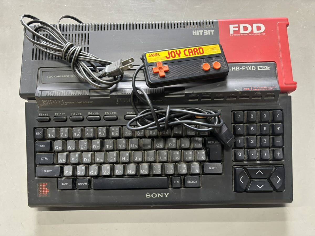SONY ソニー HB-F1XD MSX2 HOME COMPUTER の画像1