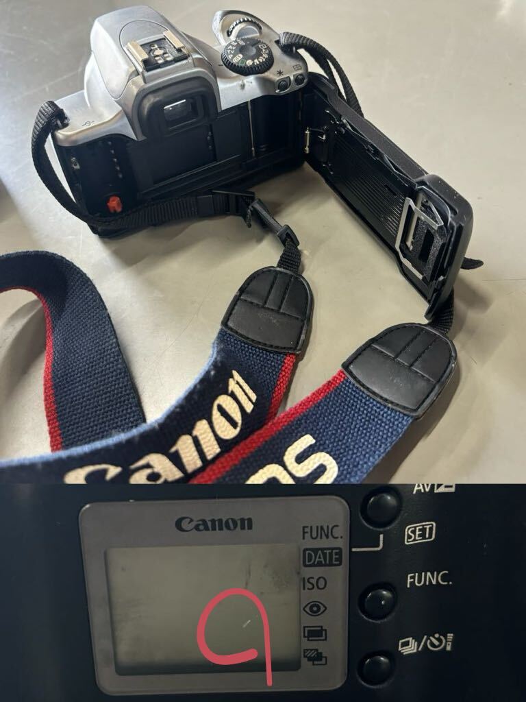 Canon キャノン EOS Kiss Lite 一眼レフフィルムカメラ EF 28-90mm 1:4-5.5/EF 90-300mm 1:4.5-5.6 レンズ 2点セットの画像7