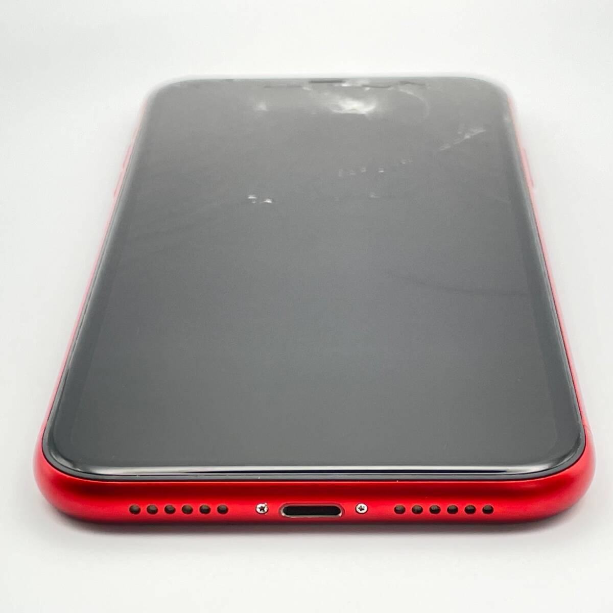 中古 ジャンク品扱い 画面割れ Apple アップル iPhone 11 256GB （PRODUCT)RED SIMロック解除済み SIMフリー 1円 から 売り切りの画像7