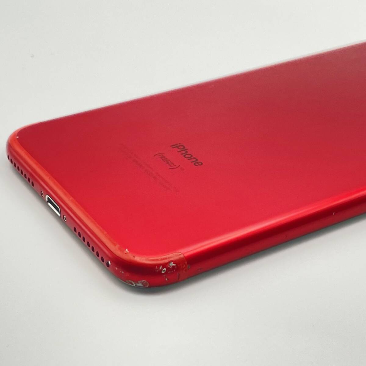 ジャンク品 画面割れ 液晶不良 Apple アップル iPhone 7 Plus 128GB （PRODUCT)RED SIMロック解除済み 1円 から 売り切りの画像6