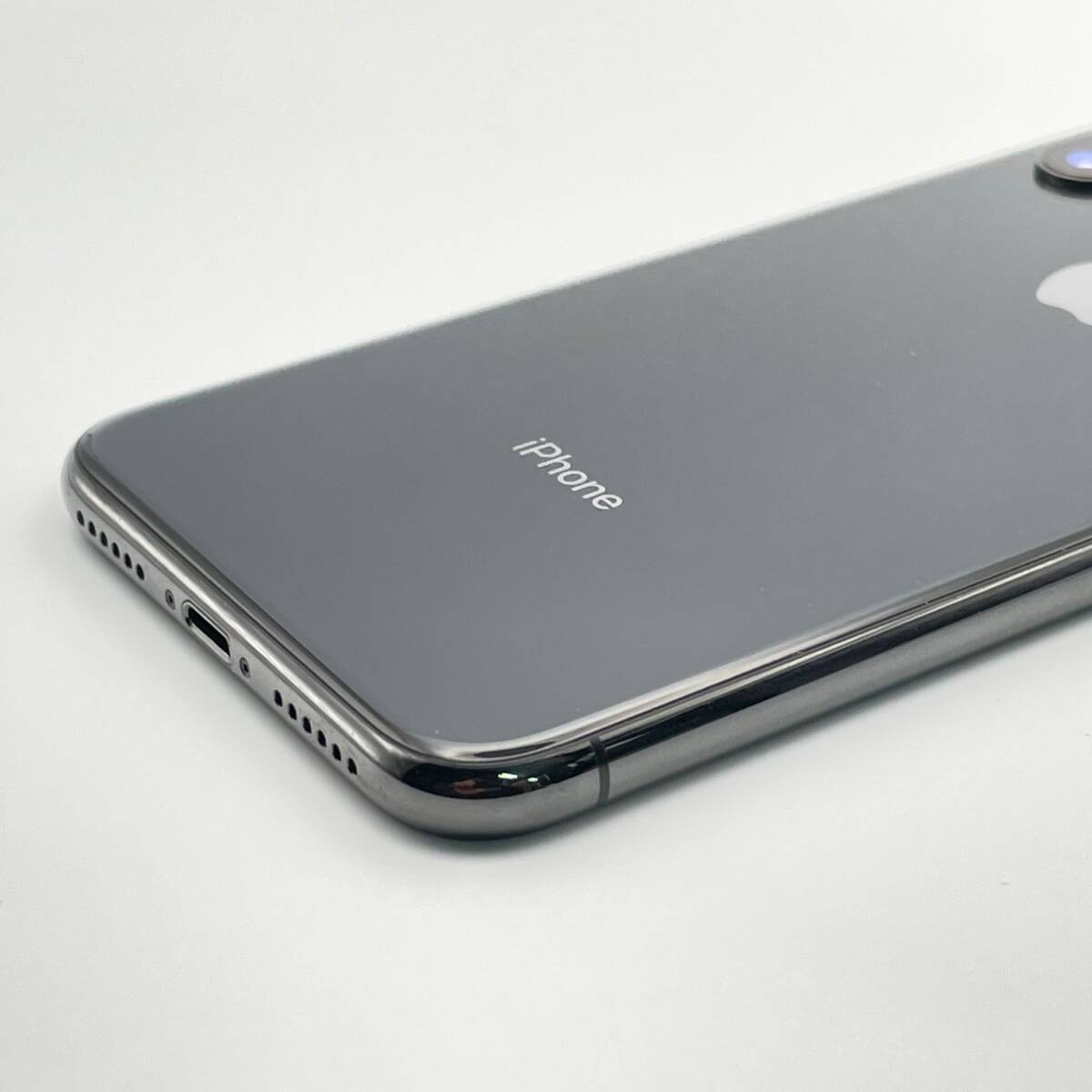 部品取り専用 ジャンク品 通電不可 Apple アップル iPhone X 256GB スペースグレイ SIMロック解除済み SIMフリー 1円 から 売り切り_画像6