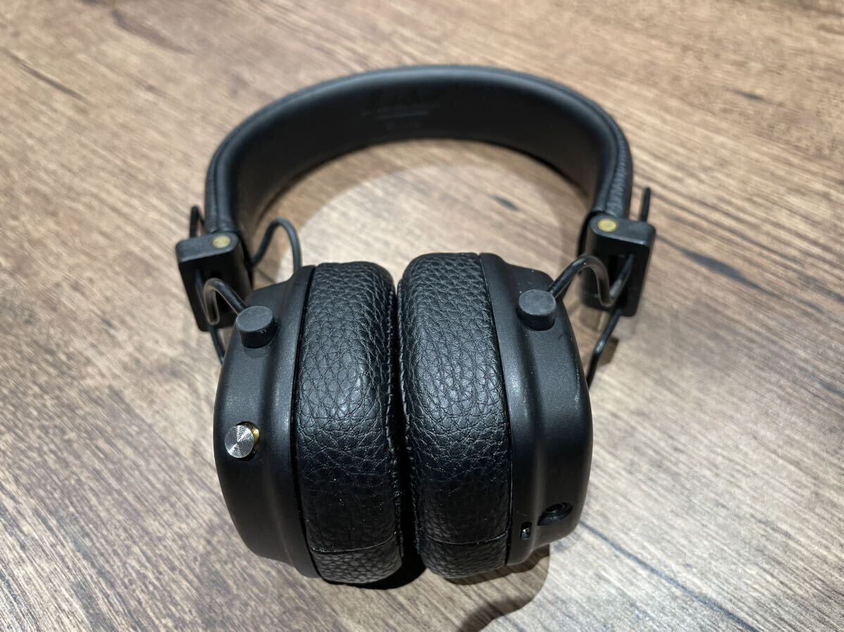 マーシャル Marshall ワイヤレスヘッドホン ブラック MAJOR III BLUETOOTH BK 中古品の画像7