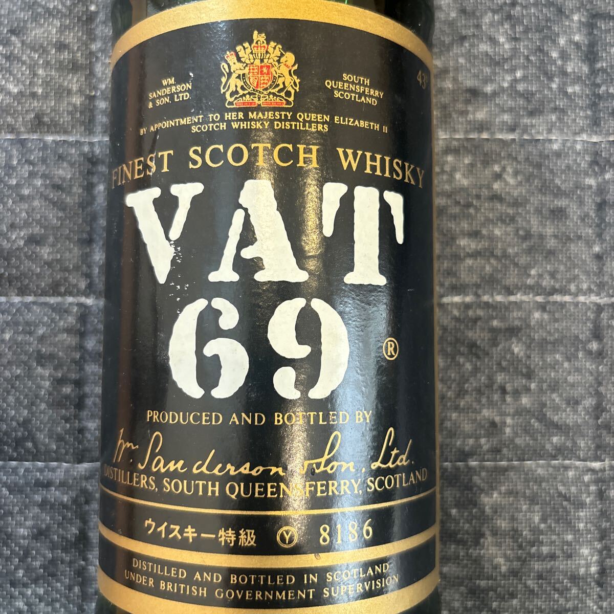 【未開封】【古酒】VAT 69 750ml 43度 スコッチウイスキー 個人保管品の画像4