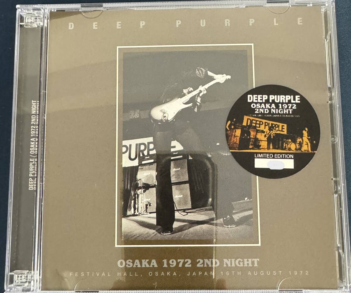 [CD] DEEP PURPLE /OSAKA 1972 2ND NIGHT первый раз number кольцо стикер есть Ritchie Blackmore Ian Gillan ROCK