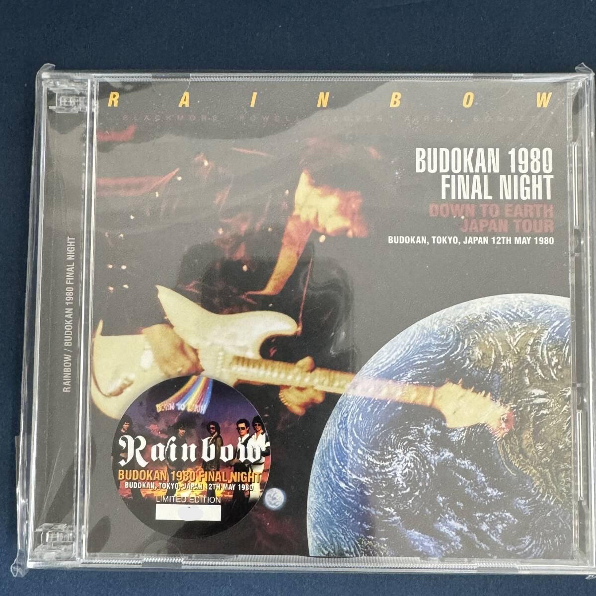 [ unopened ] Rainbow BUDOUKAN 1980 FINAL NIGHT Rainbow budo pavilion the first times number ring sticker attaching Ritchie Blackmore