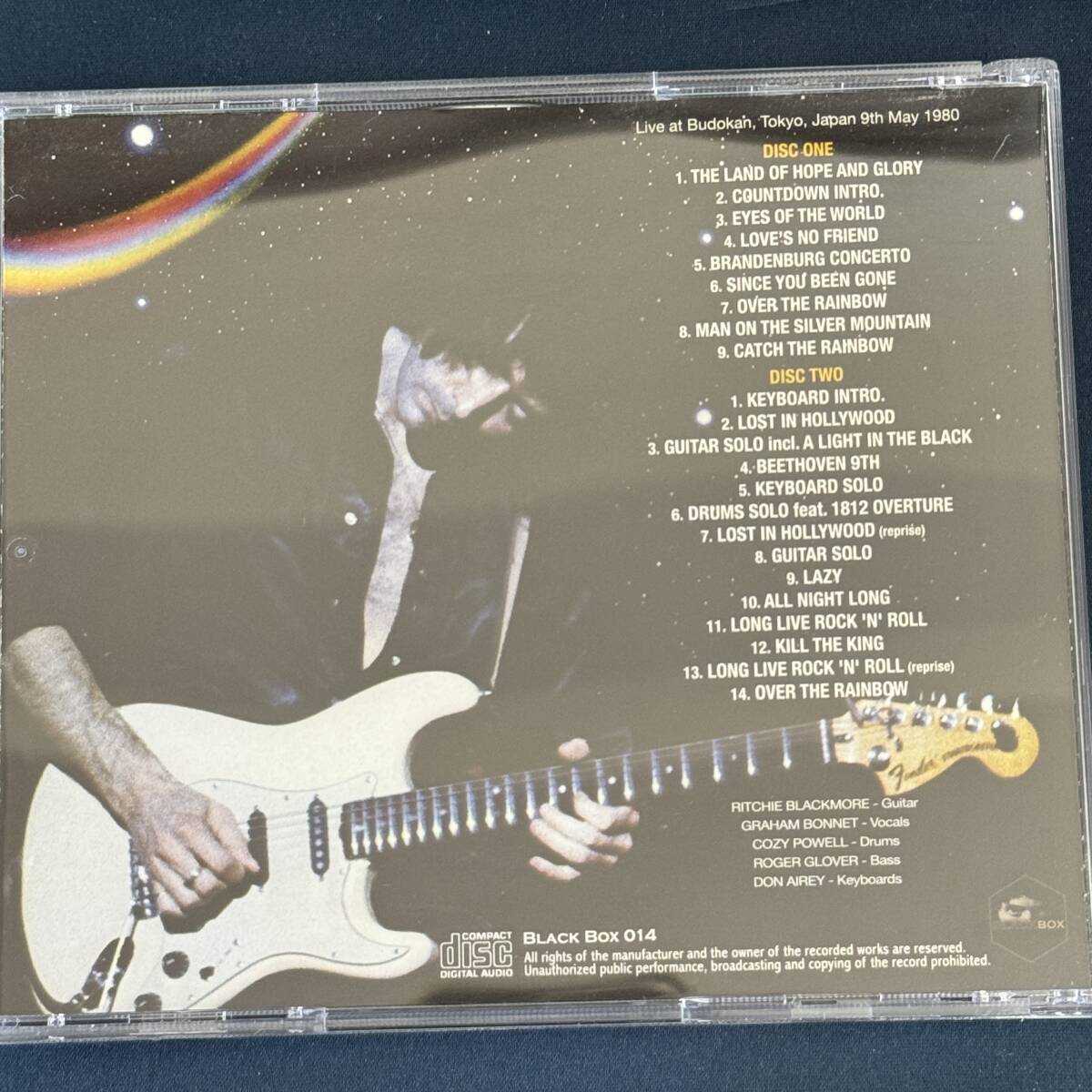 【CD】 Rainbow /EYES OF THE BUDOKAN レインボー 初回ナンバリングステッカー付 Ritchie Blackmore_画像6