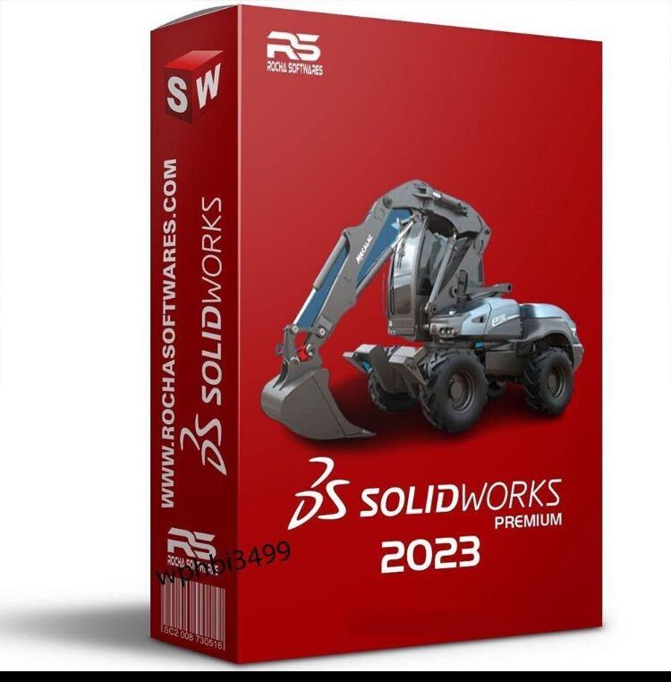 SolidWorks 2023 Premium インストール動画付き ガイド付属 Windows 永久版ダウンローの画像1
