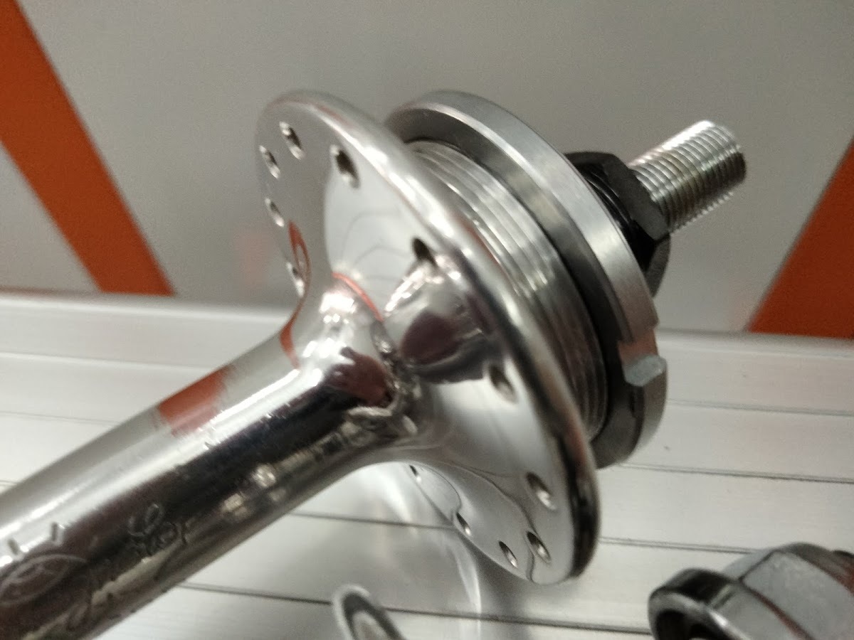 campagnolo record pista track hub 28H set カンパニョーロ レコード ピストハブ セットの画像4