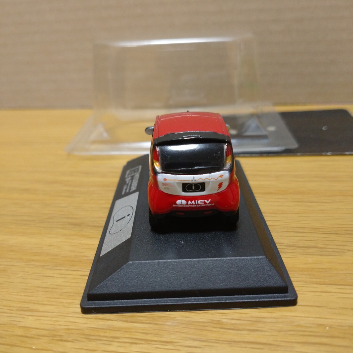 軽カーコレクション MITSUBISHI i MiEV 三菱 アイミーブ 電気自動車 コレクション ミニカー 置物 minicar car collection toy 童友社_画像6