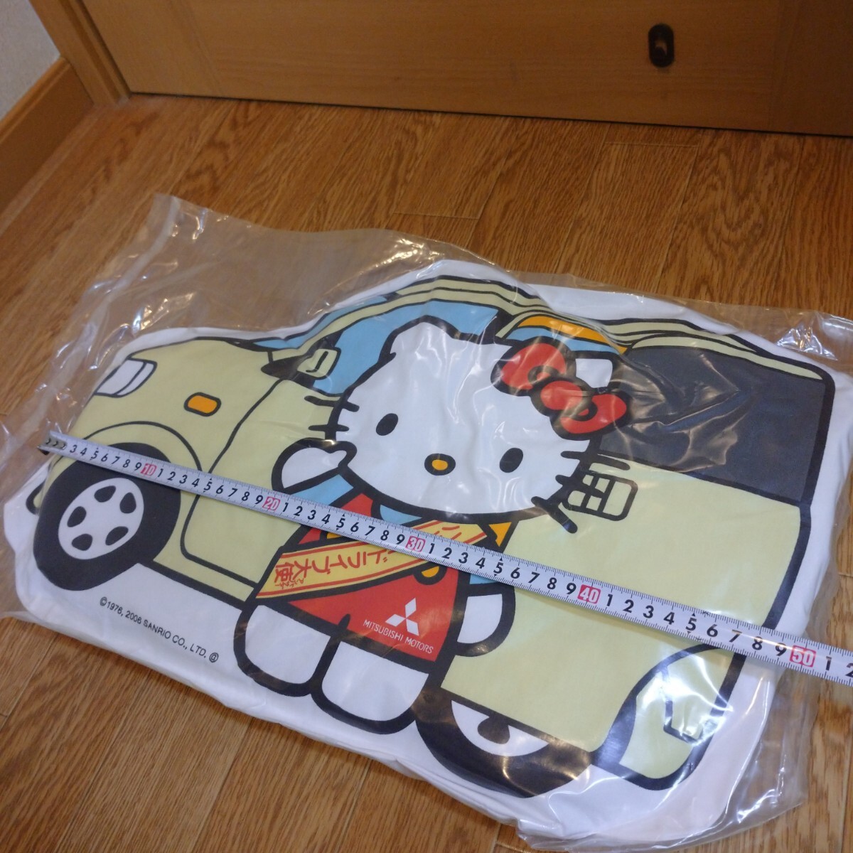 MITSUBISHI MOTORS 三菱 三菱自動車 コラボ キティ ek wagon クッション グッズ コレクション 非売品 ノベルティ collection Hello Kitty_画像7