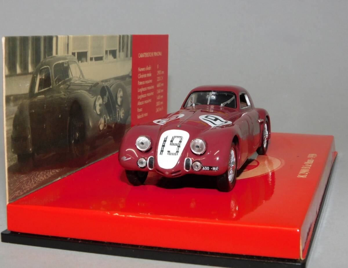 ★1円～ ミニチャンプス 1/43 アルファロメオ 8C 2900 B ル・マン 1938 #19 レッド ミニカー Alfa Romeo Le Mans MINICHAMPS の画像3