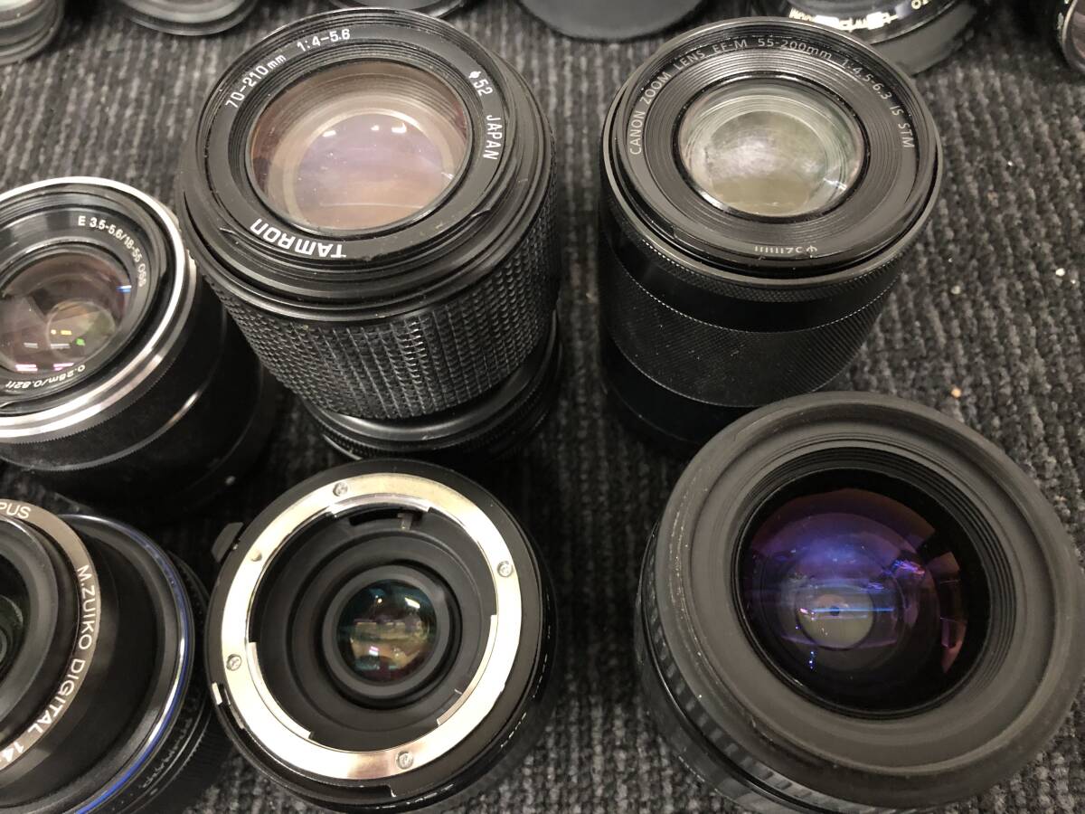 155☆カメラレンズ　大量まとめ売り　Canon/OLYMPUS/TAMRON/SIGMA/Tokina/Kenko/JVC　TV レンズ　SONY 等　写真追加有り_画像4