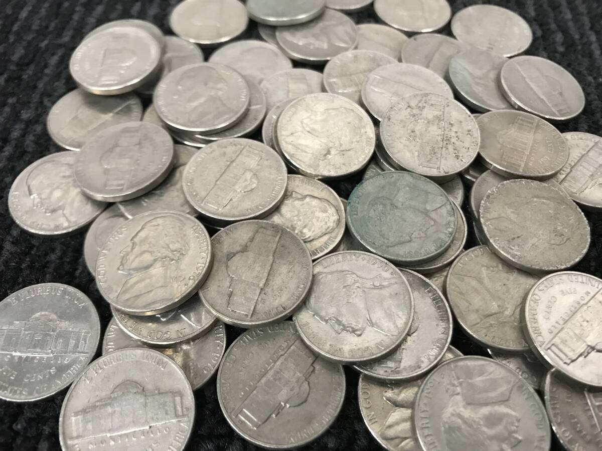 200☆外国貨幣 アメリカ QUARTER DOLLAR/ONE DIME/FIVE CENTS/ONE CENT 25.10.5.1セント まとめ 硬貨 写真追加有りの画像9