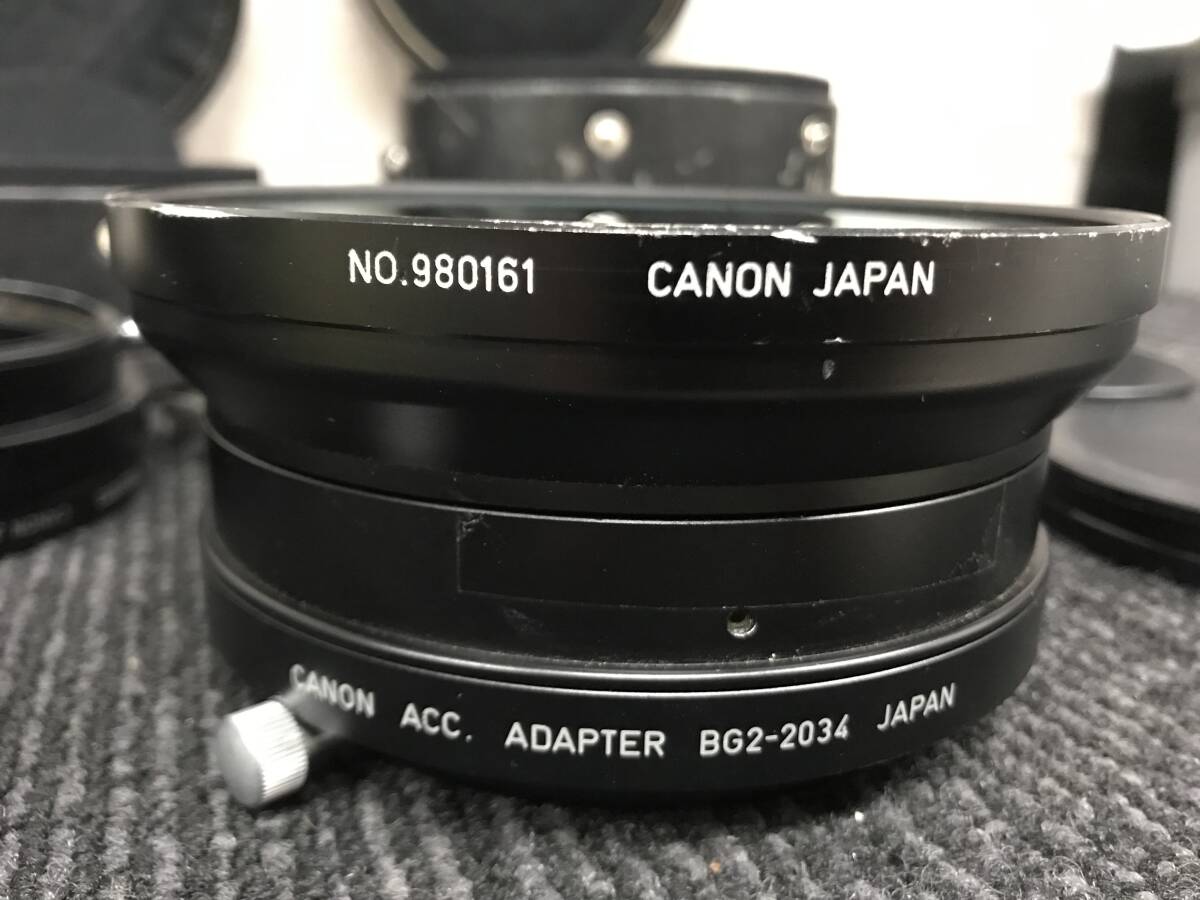 カメラレンズ まとめ 3点 Canon FEA-IIA/CanW80-IIIB/メーカー不明 キャノン 魚眼レンズ ワイドコンバーターレンズ ジャンク 写真追加有りの画像9