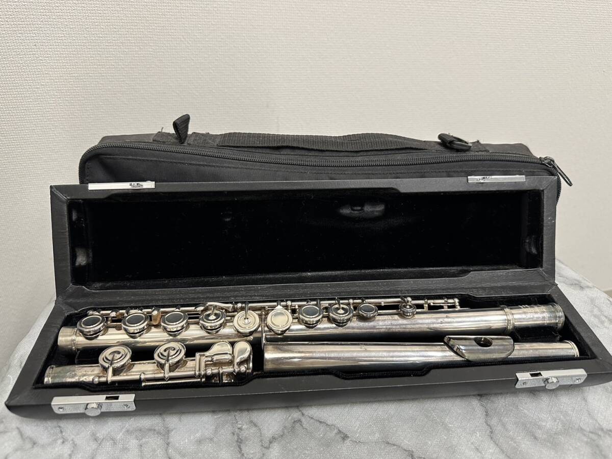 3474■Miyazawa Flute フルート ミヤザワフルート PA-101 ハードケース ソフトケース 付属 楽器 木管 中古品の画像1