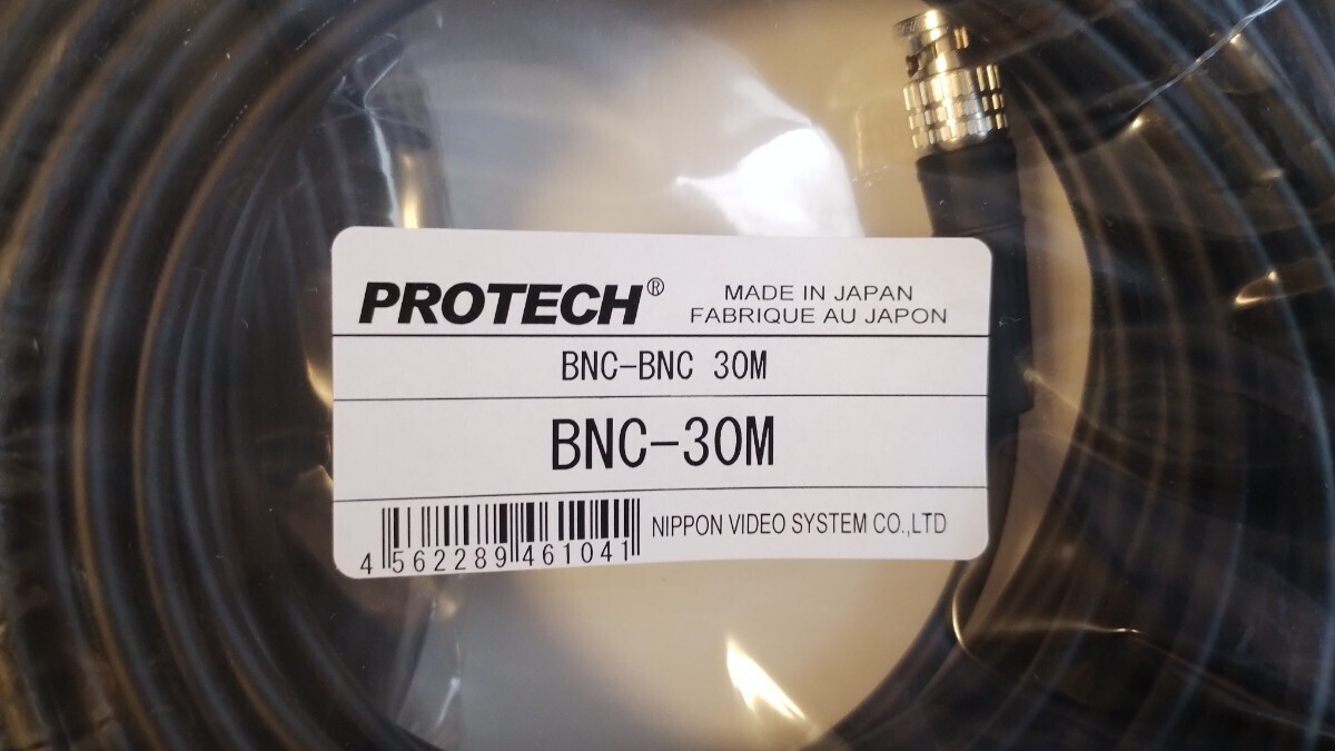 BNC Cable Protech BNC-BNC 30M 6 Объем Неокрытый тахии T-3C2V 75 Ом коаксиальный кабель