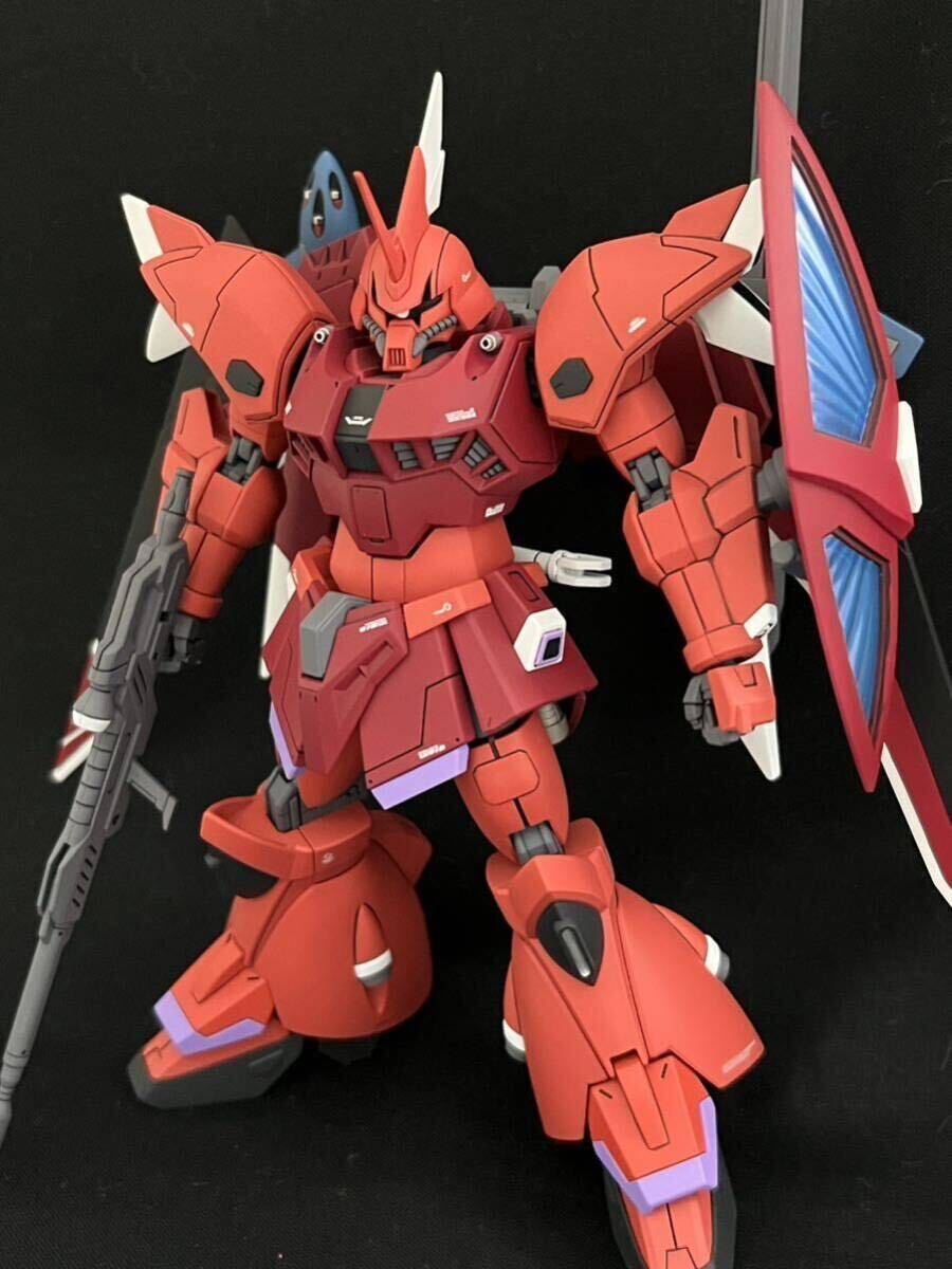 HG 1/144 ゲルググメナース ルナマリア・ホーク専用機 改修塗装済 完成品 劇場版 機動戦士ガンダムSEED FREEDOM ガンプラの画像2