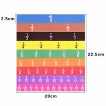 マグネット分数ブロック 2点 分数 学習 算数の画像1