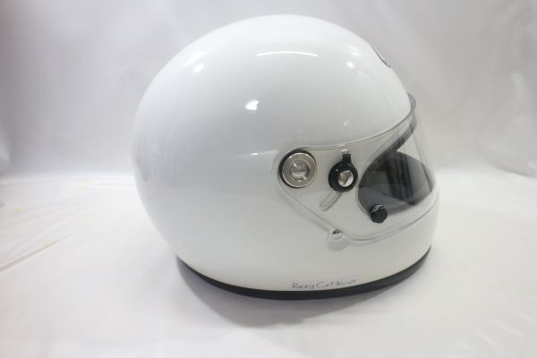 ◇ARAI アライ GP-2K 4輪レース用ヘルメット 白色 フルフェイス 59-60cm Lサイズ JAF公認 SFL構造 箱・取説付きの画像6
