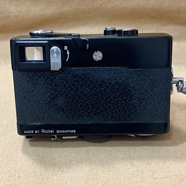 #7975　Rollei ローライ 35 S ブラック Sonnar 1:2.8 40mm 専用ケース付_画像5