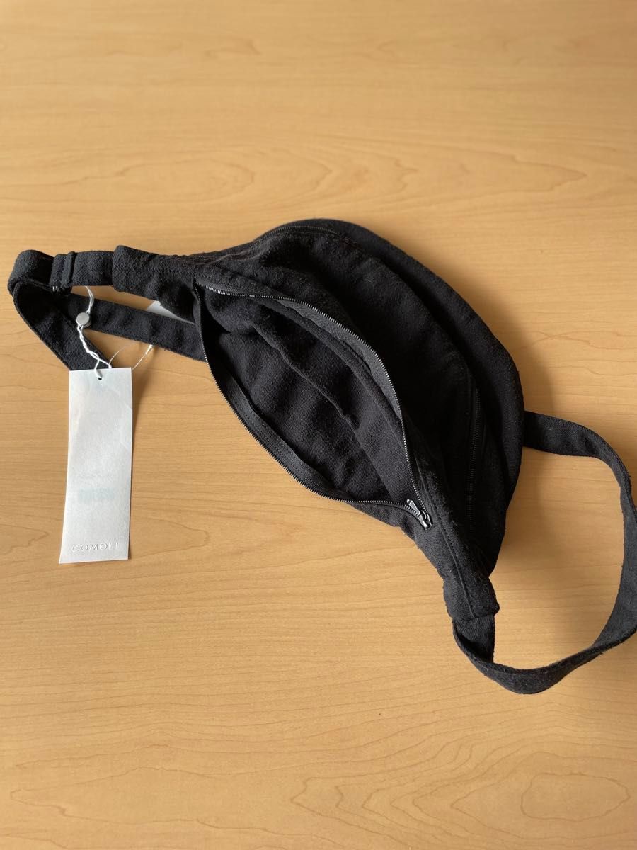 コモリ COMOLI シルクネップ ウエストバッグ BLACK|Yahoo コモリ COMOLI シルクネップ ウエストバッグ BLACK|Yahoo