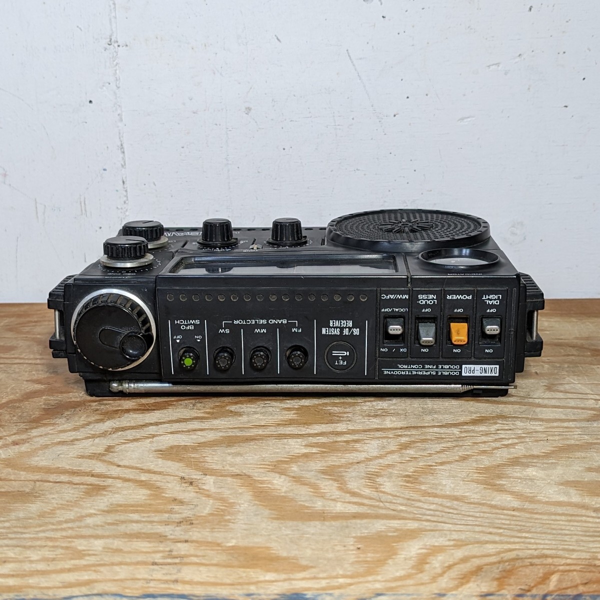 三菱 MITSURISHI JEAGAM 505 ジーガム505 3バンドラジオ BCLラジオ ジャンク品の画像9