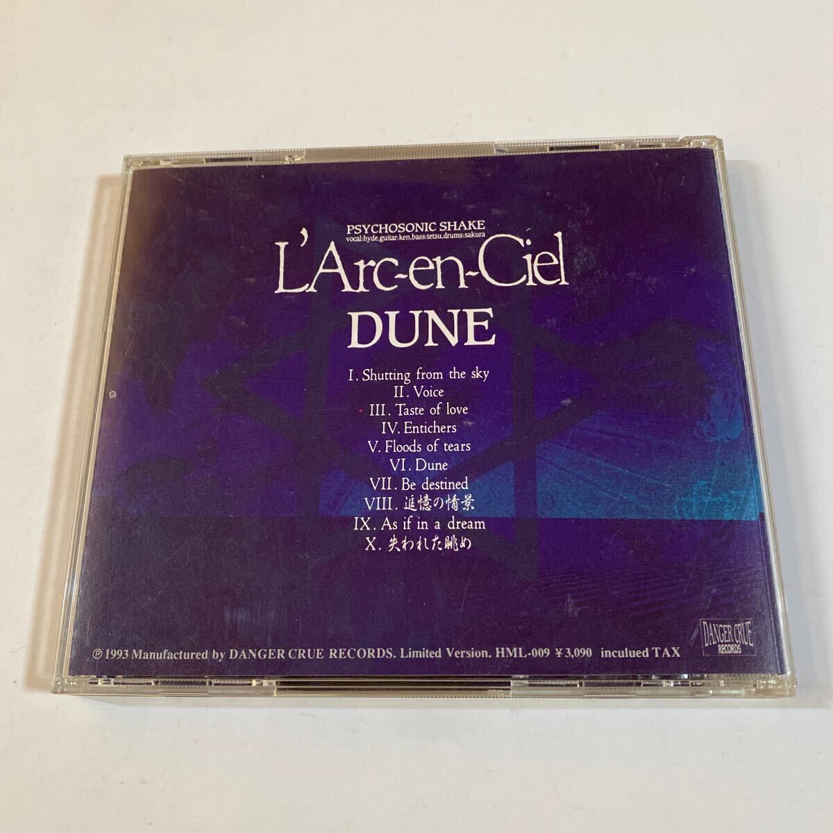 L'Arc-en-Ciel 1CD「DUNE」_画像2