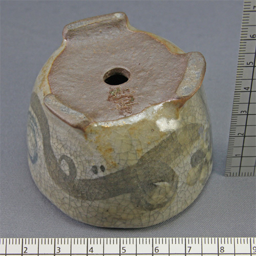 ミニ盆栽鉢 盆栽鉢 小品盆栽鉢 陶器鉢 みどりの日 丸鉢 (直径6.2cm・高さ4.3cm) 和鉢 贈り物 お祝い 手びねり鉢 手作り鉢_画像3