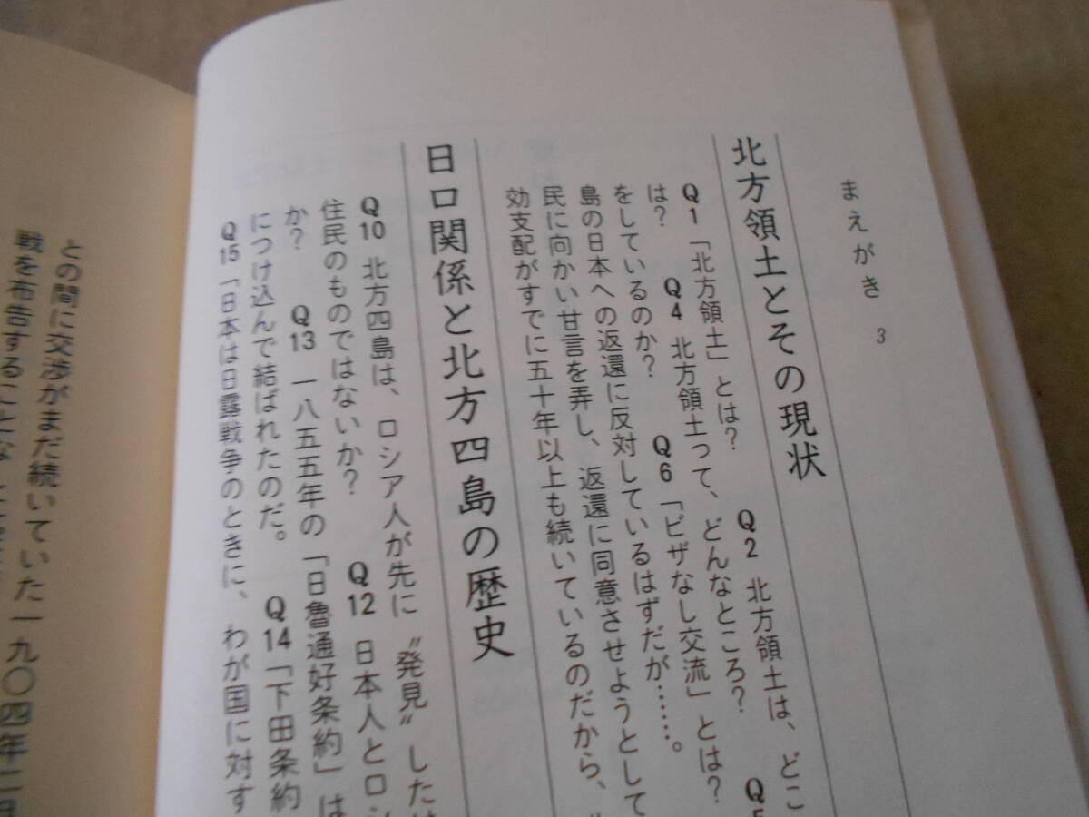 ◎変わる日ロ関係　ロシア人からの88の質問　安全保障問題研究会編　No062　文春新書　平成11年発行　第1刷　中古　同梱歓迎　送料185円　_画像6