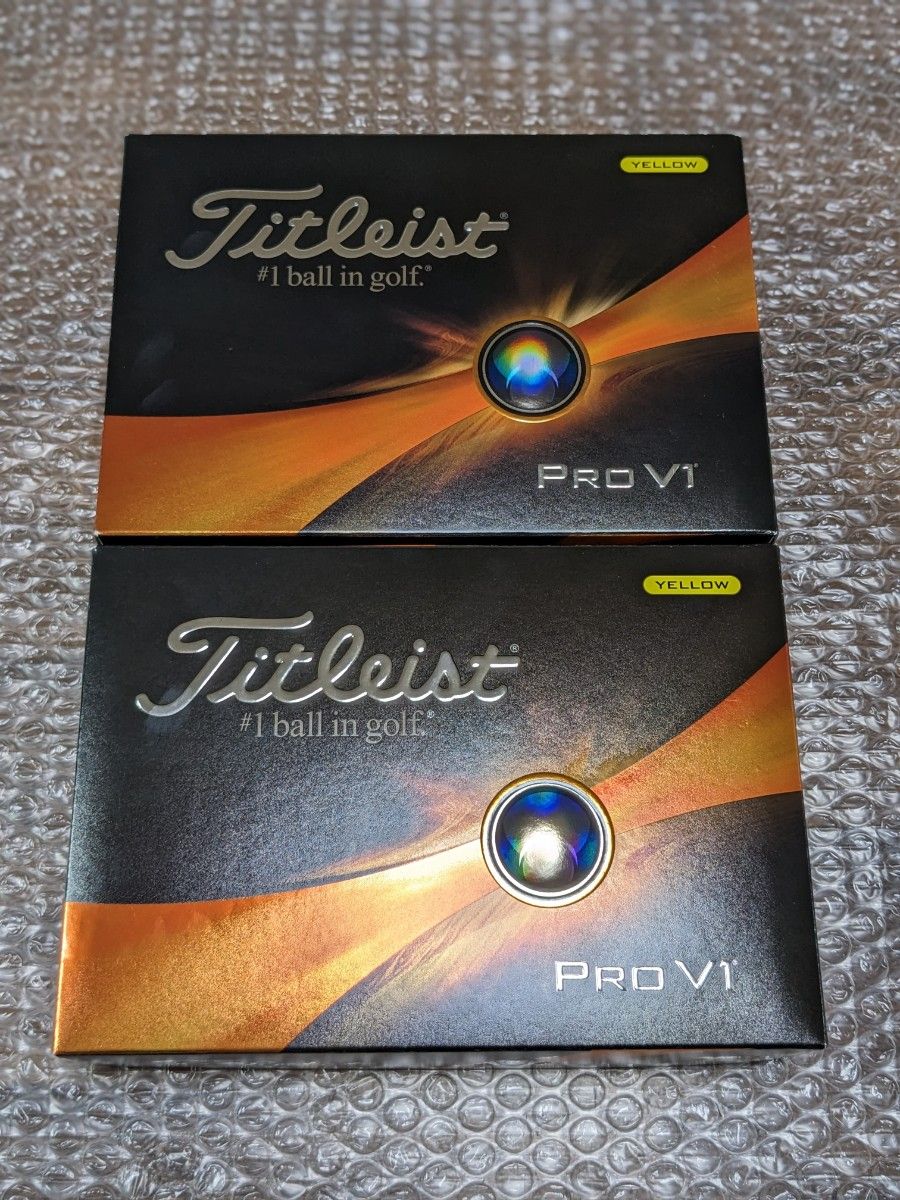 新品  タイトリスト PRO V1  イエロー　2ダース 