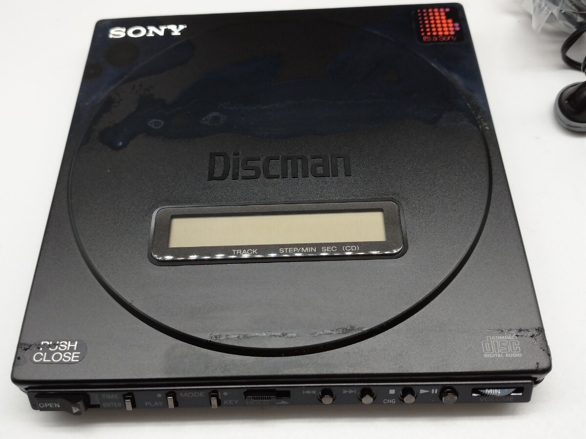 SONY ソニー Discman ディスクマン 薄型CDコンパクトプレーヤー D-J50 動作未確認 現状品 ジャンク品 元箱付き