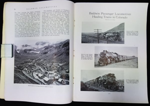S368 戦前 昭和6年 鉄道資料【BALDWIN LOCOMOTIVES Vol.10 JULY 1931 No.1／BLW アラスカ鉄道 蒸気機関車 停車場 ／写真多数 84頁】の画像5