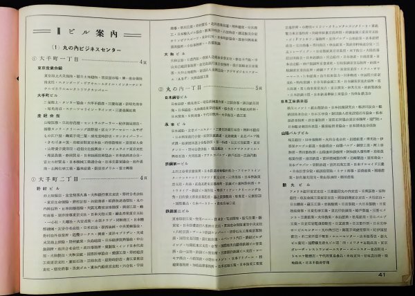 S111 戦後 昭和32年 歴史郷土資料【東京都商店住宅地図 千代田区／丸の内 東京駅 永田町 麹町・鉄道路線 停車場 商店名 丁目 商社／49頁】の画像8