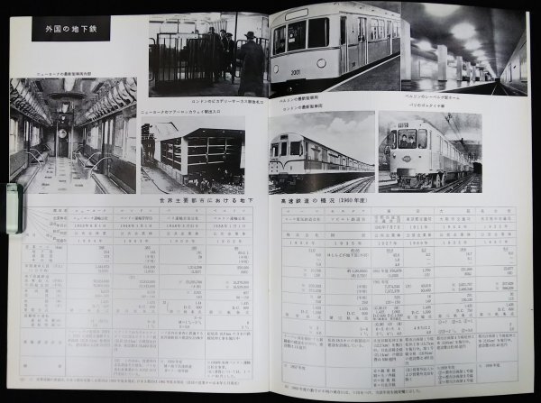 S514 戦後 昭和37年 鉄道資料【地下鉄日比谷線 北千住－人形町間開通記念／営団地下鉄 東武線 人形町駅 秋葉原・車両 路線図／写真有】の画像7