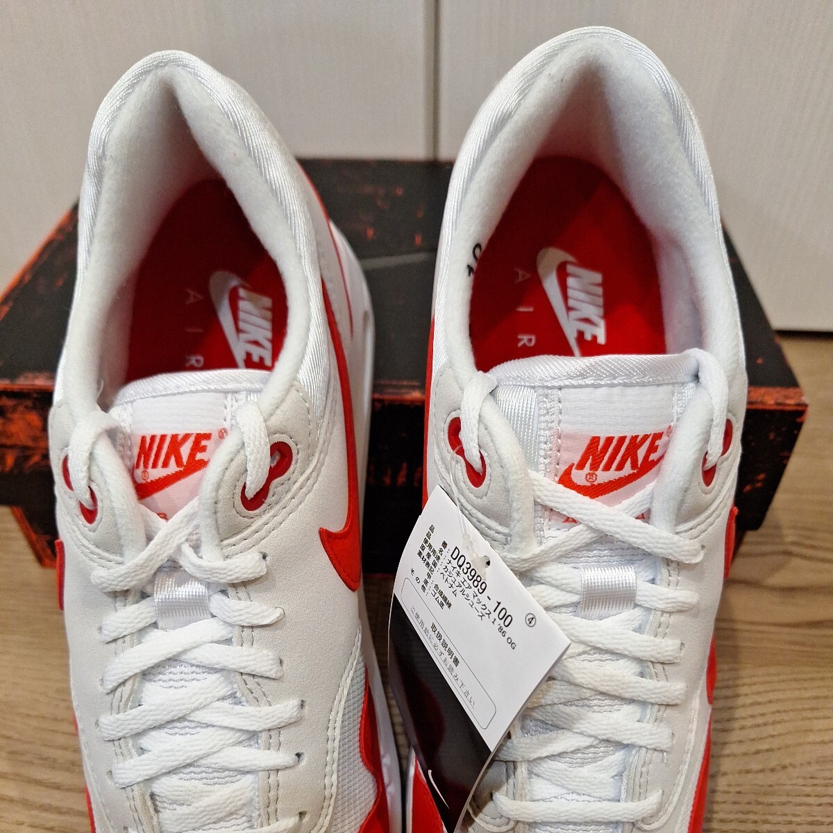 NIKE/ナイキ AIR MAX1 '86 OG/エア マックス1 '86 OG Big Bubble Red DQ3989-100 /28㎝の画像3