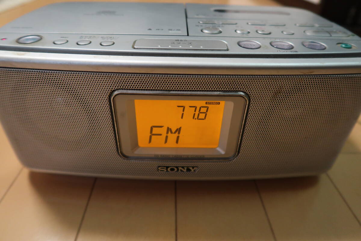 ★【送料無料】SONY CDラジオカセットコーダー CFD-E501 ジャンク品★の画像6