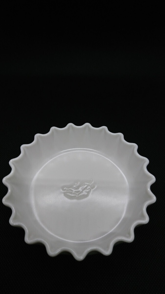 キリン王冠皿　キリン　KIRIN　さくら陶器　日本製　銘入り　多治見　銘々皿　食器　和食器　ホワイト　王冠　皿　_画像5