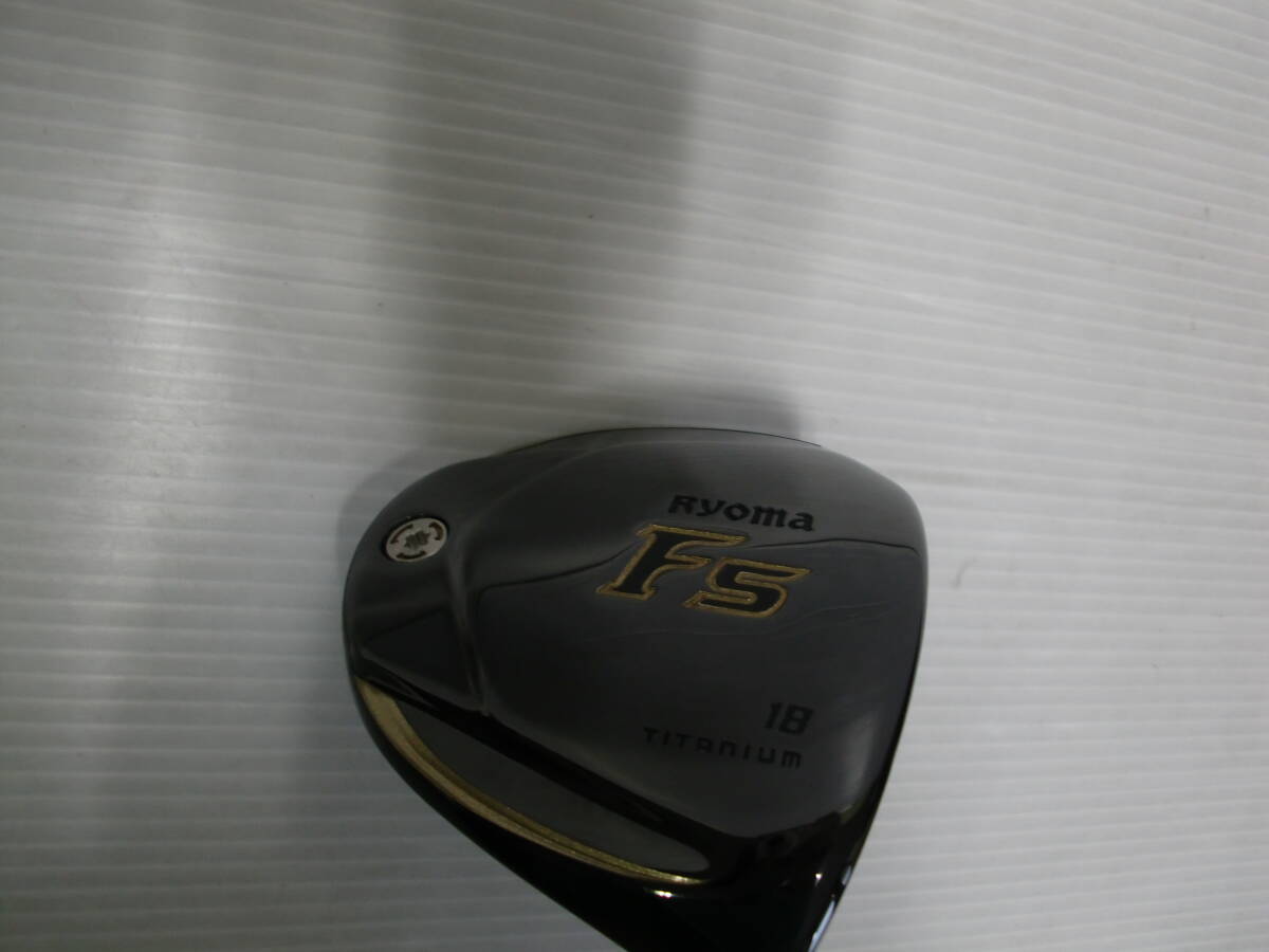 中古　RYOMA GOLF　フェアウェイウッド　F5 (18°) ブラックバージョン　純正BEYOND POWER F (∞)　日本仕様　H/C無し_画像1