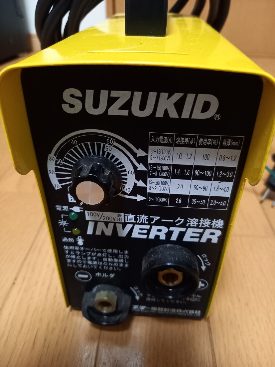 スズキッド SUZUKID 直流アーク溶接機 Imax80(通電のみ確認済)の画像2