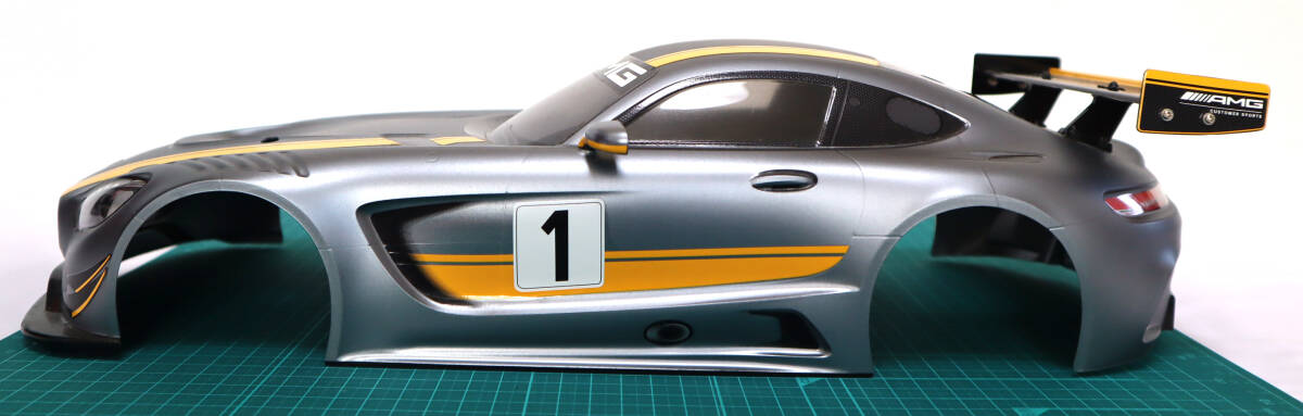 TAMIYA タミヤ 1/10RC XBシリーズ MERCEDES-AMG GT3 メルセデス-AMG GT3 TT-02シャーシ 現状品 0411 の画像3