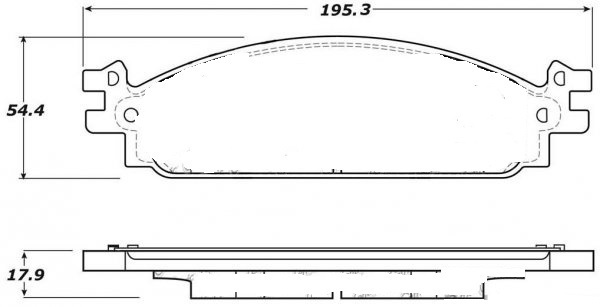 ACデルコ♪11～12 13～16 エクスプローラー ブレーキパッド フロント/リア セット （ ブレーキパット ）の画像4