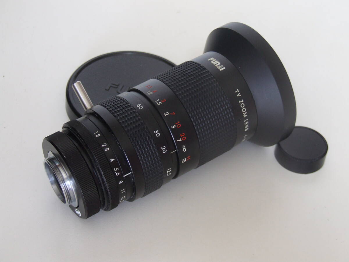 Funai TV ZOOM LENS 1:1.8/12.5-75 Kowa №1302301 美品！ レンズも綺麗！ 動作未確認！の画像2