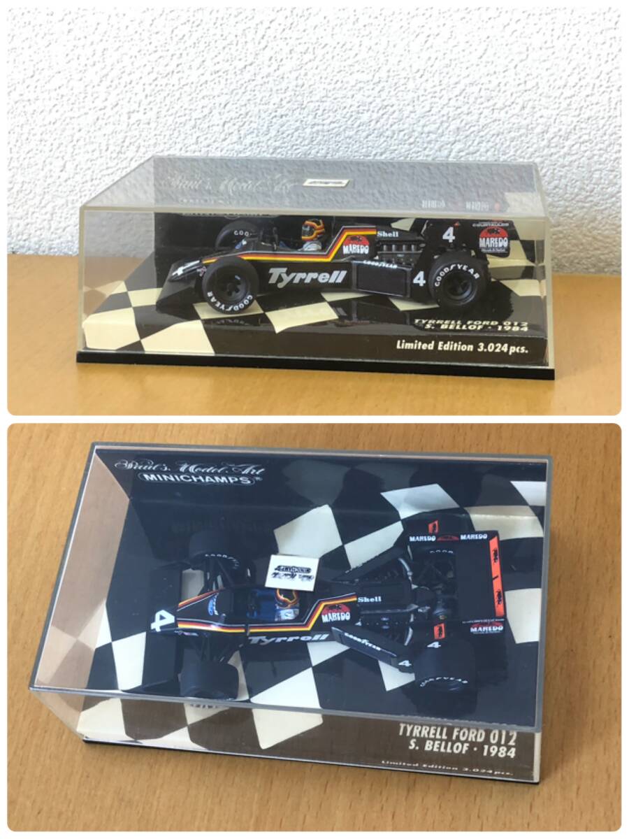 【MINICHAMPS】●1/43 PMA ミニチャンプス Tyrrell Ford 012 #4 S.Bellof 1984 ティレル フォード F1  400840004 ●の画像9