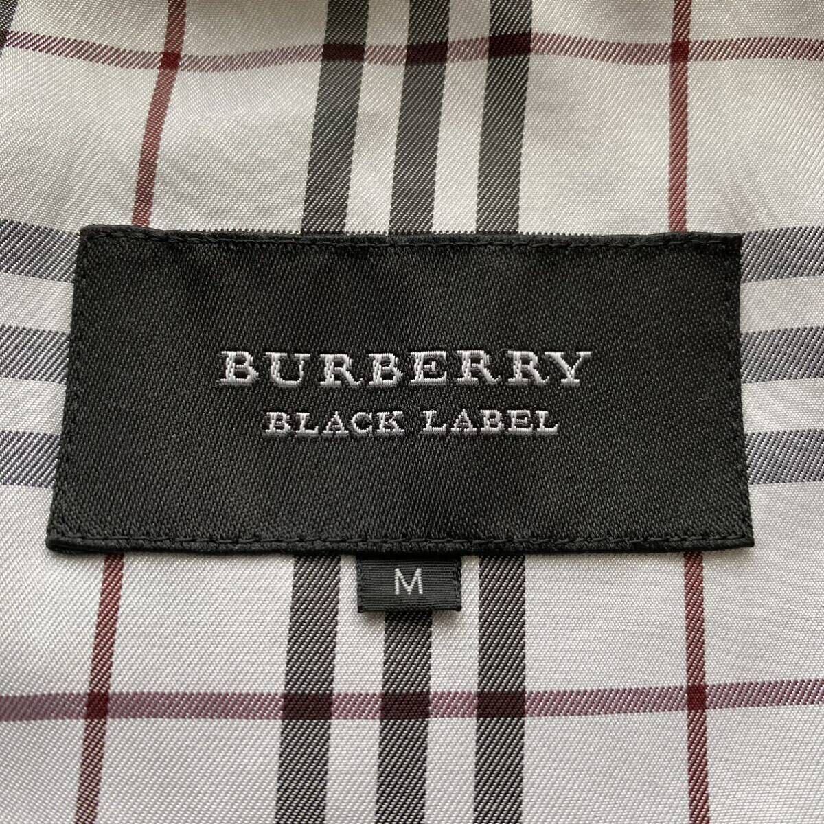  превосходный товар /BURBERRYBLACKLABEL тень проверка Burberry Black Label жакет блузон нейлон noba проверка шланг вышивка чёрный 